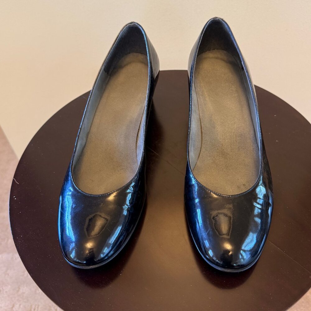 Stuart Weitzman Patent Leather Heels Wedges Size 9